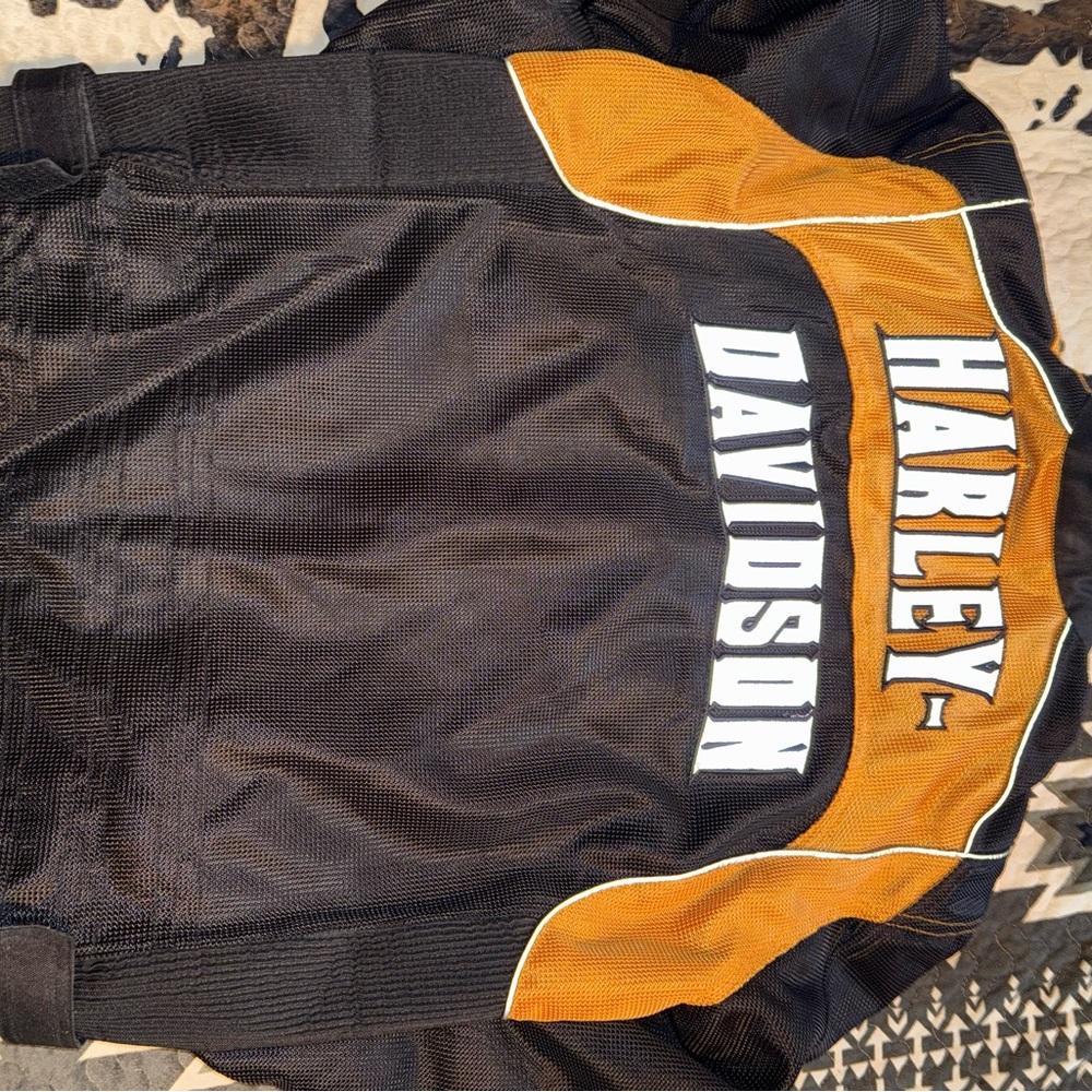 Harley-Davidson Black and Orange Performance Jacket - Picture 5 of 5